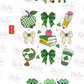 -STP6022 Coquette Bow Collage Decal
