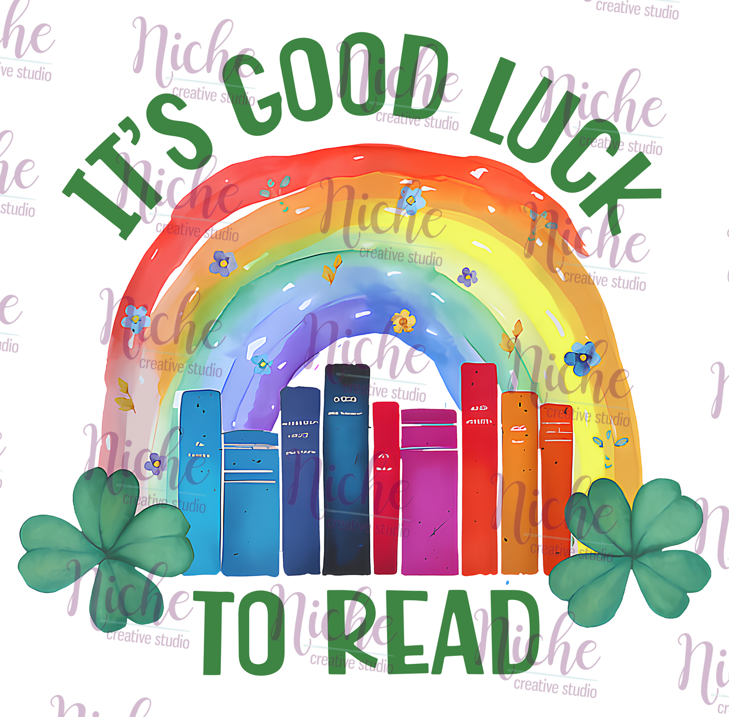 -STP6023 It's Good Luck to Read Decal