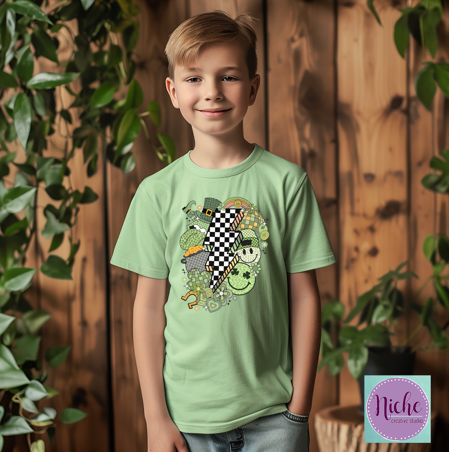 -STP8020 Retro St Pats Decal