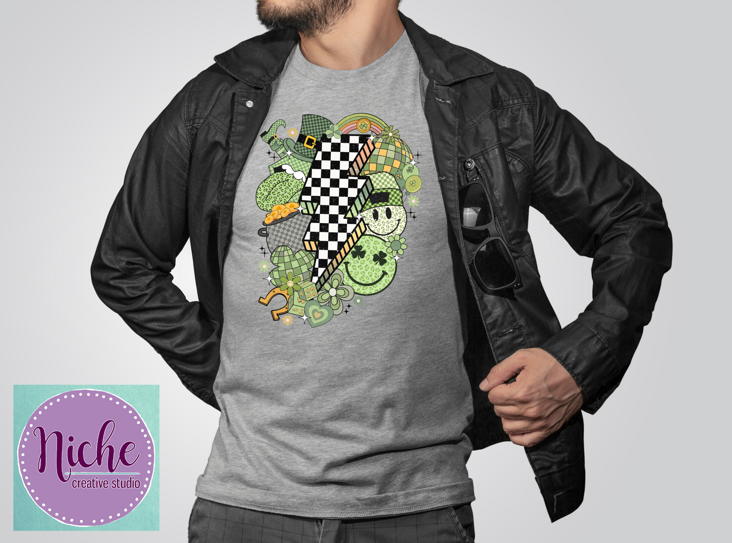 -STP8020 Retro St Pats Decal