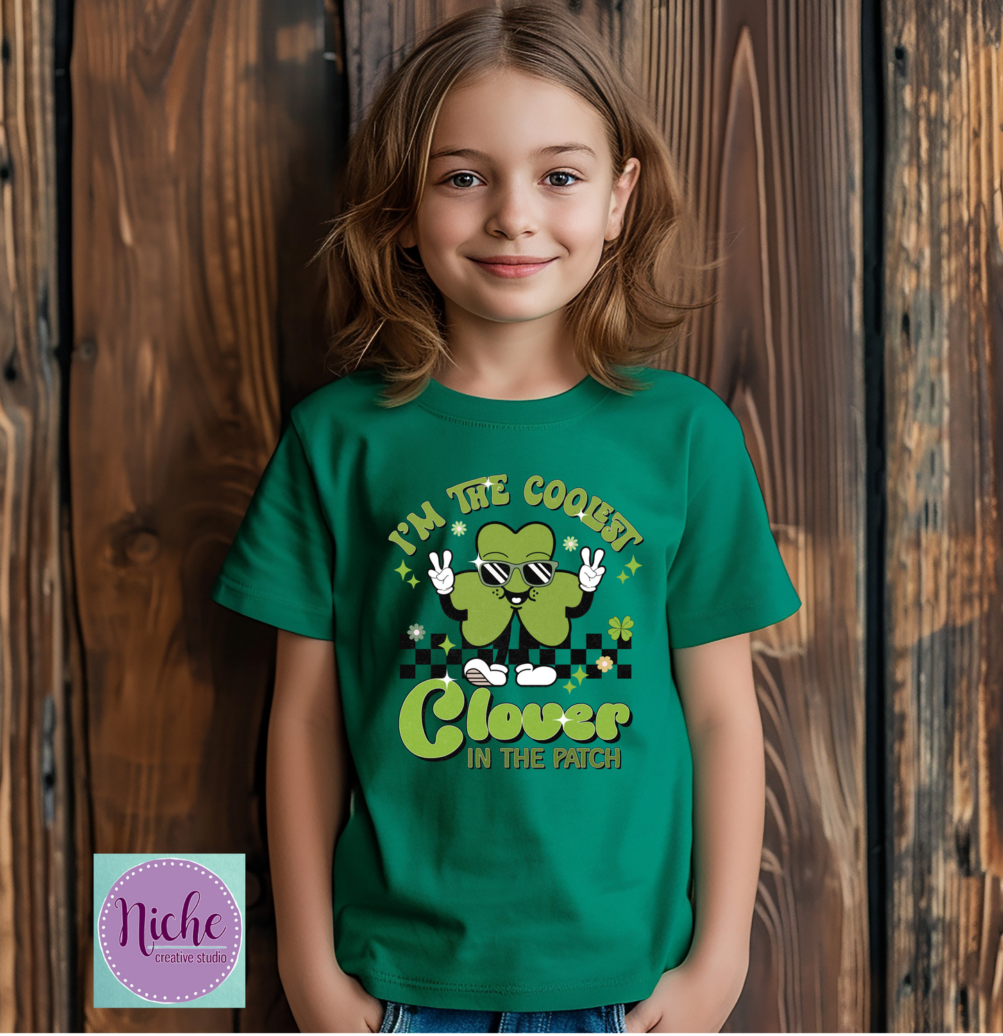 -STP8031 Coolest Clover Decal