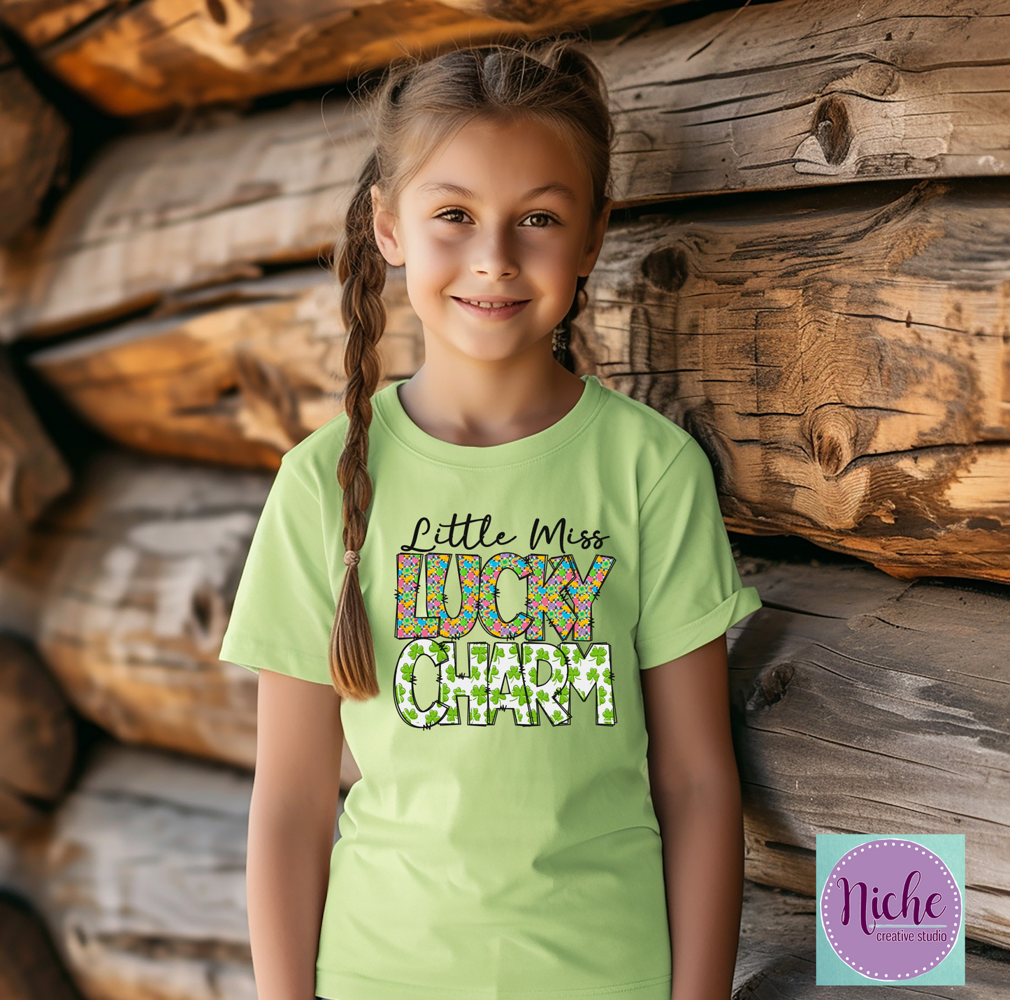 -STP8033 Little Miss Lucky Charm Decal