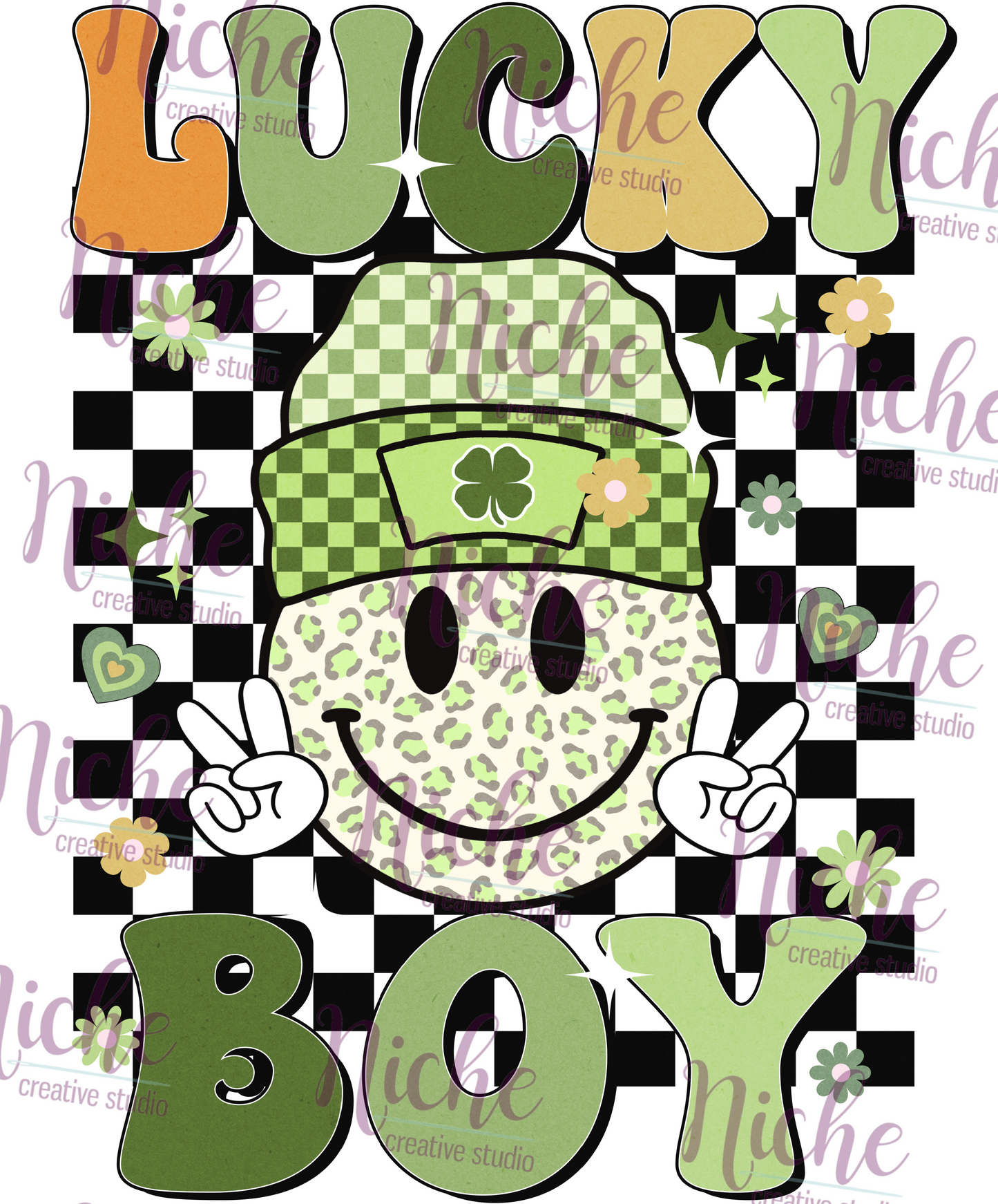 -STP8033 Lucky Boy Decal