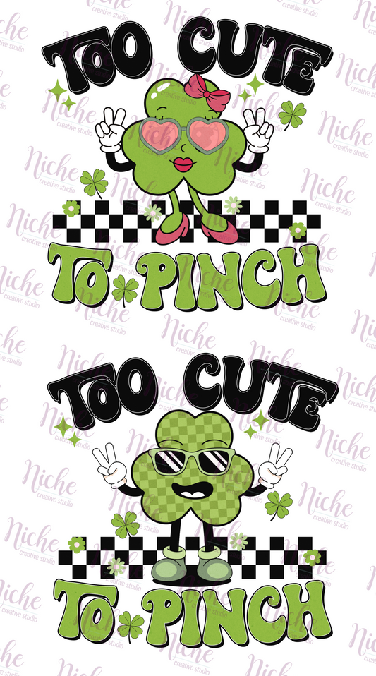 -STP8042 Too Cute To Pinch Decal
