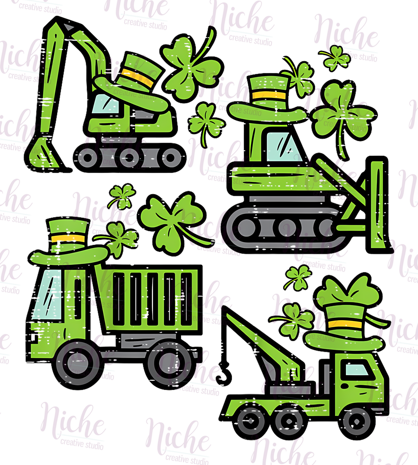 -STP8057 Dirt Work Equipment Decal