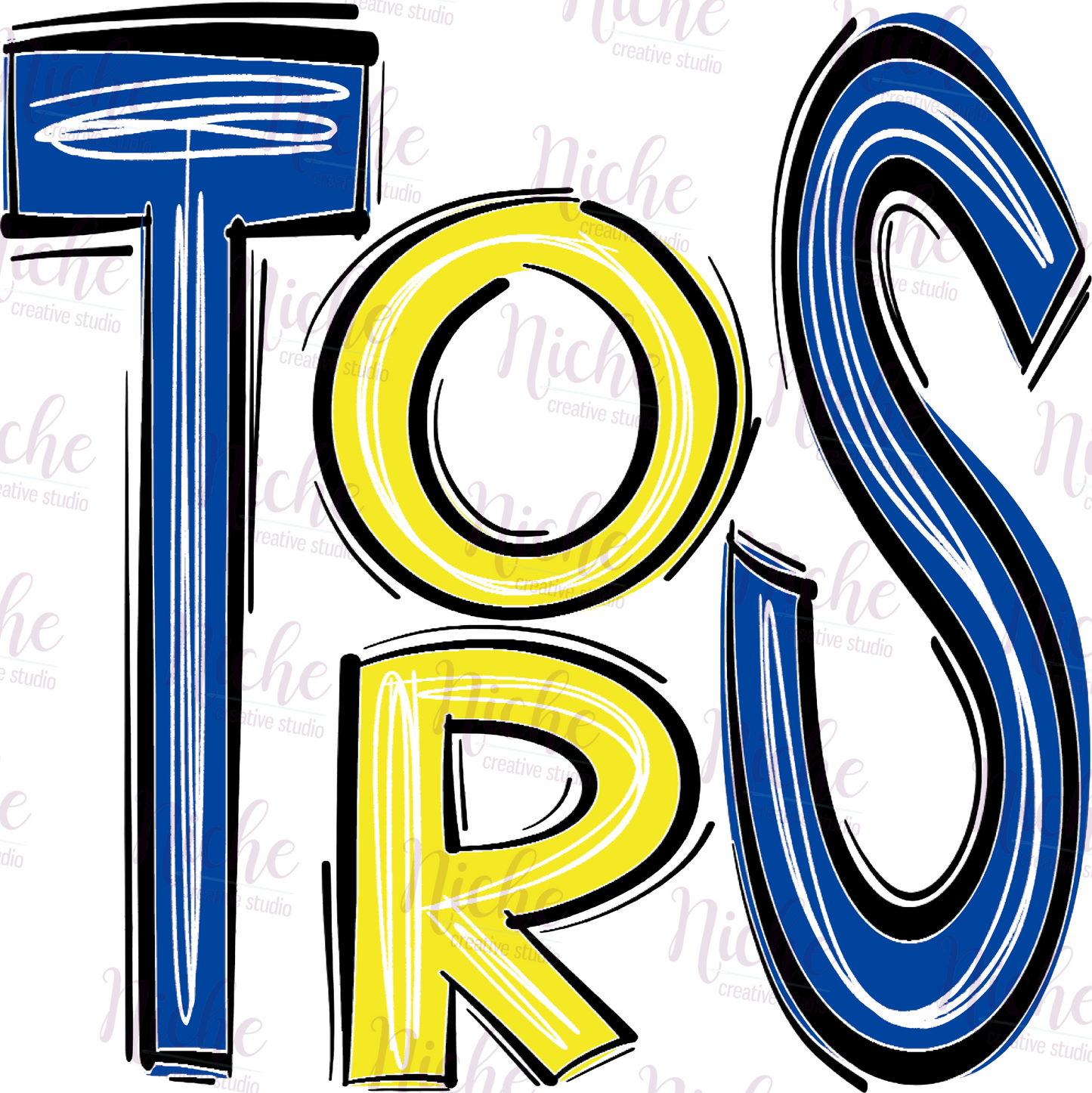 -SUL1948 Tors Doodle Decal