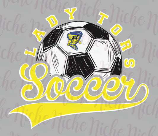 -SUL8290 Lady Tors Soccer Decal