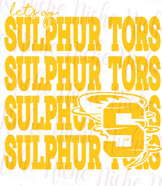 -SUL8501 Sulphur Tors Repeat Decal