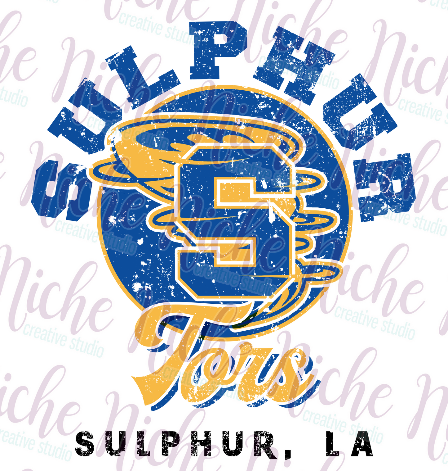 -SUL8503 Vintage Sulphur Decal