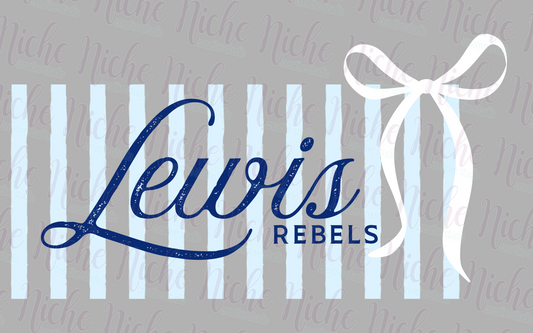 -SUL8508 Lewis Rebels Stripes Decal