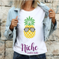 -SUM390 Pineapple with Glasses Decal
