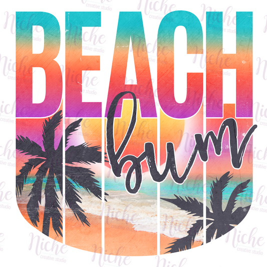 -SUM8240 Beach Bum Decal