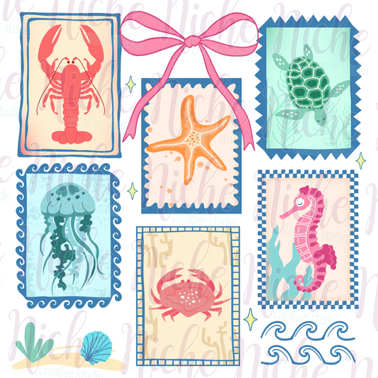 -SUM8603 Vintage Summer Decal