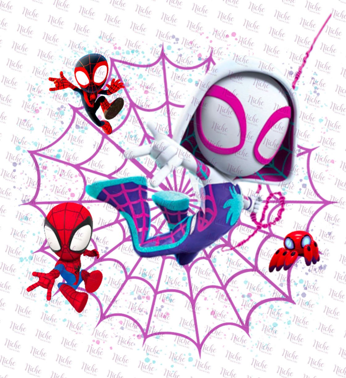 -SUP215 Ghost Spider Decal