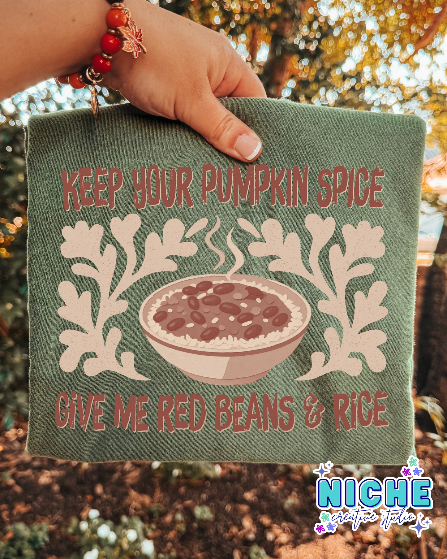 September $10 Shirt of the Month - Red Beans and Rice
