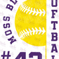 *Softball Vertical Decal