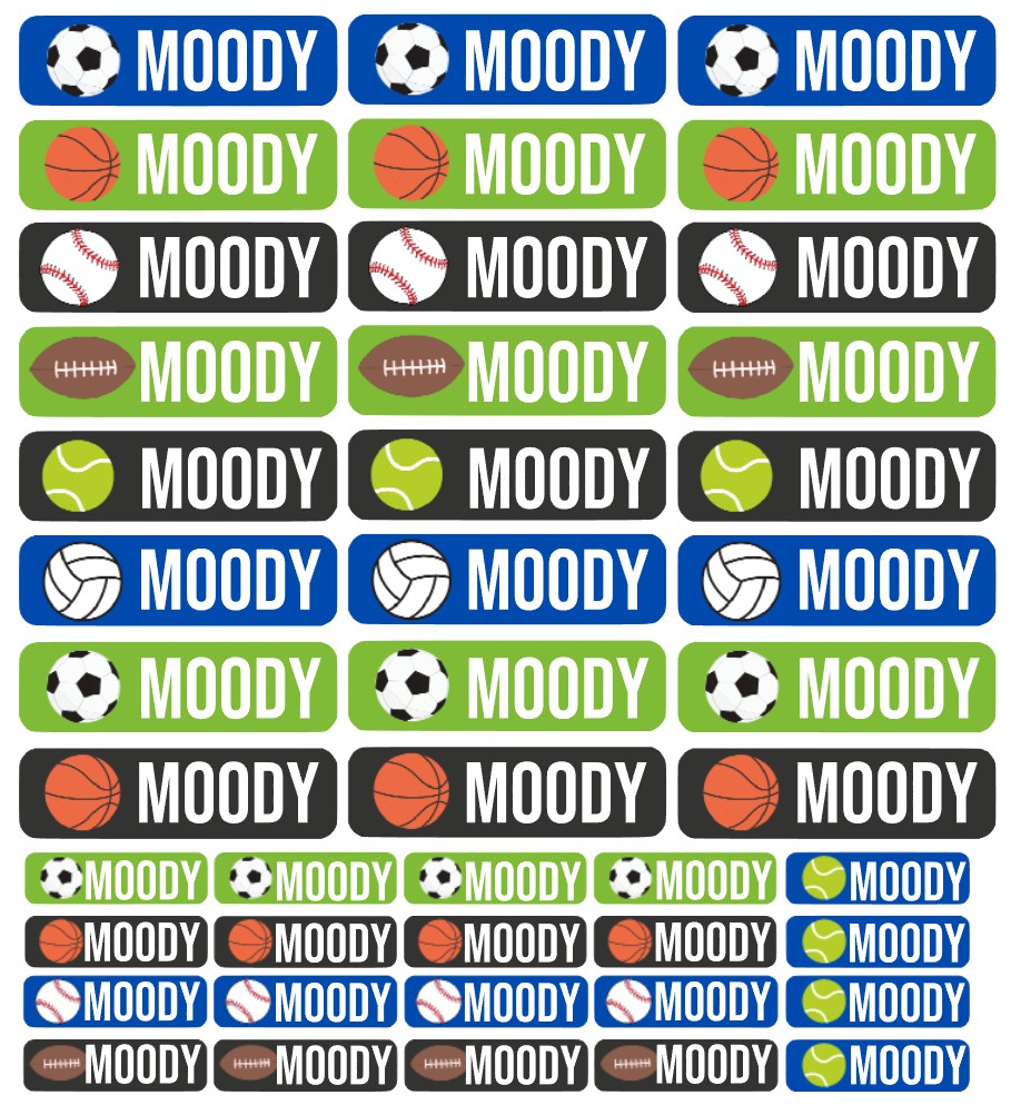 Custom School Labels
