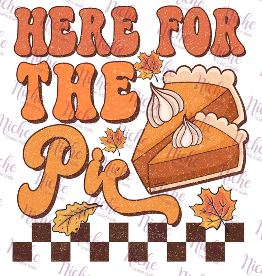 -THA1012 Here For the Pie Decal