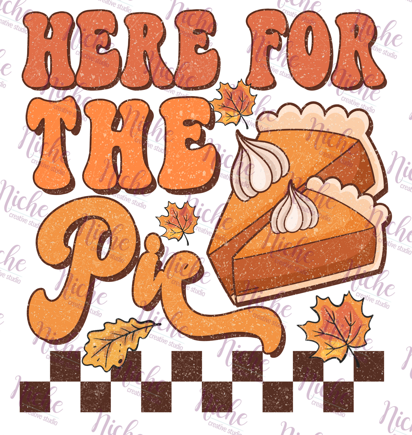 -THA1012 Here For the Pie Decal