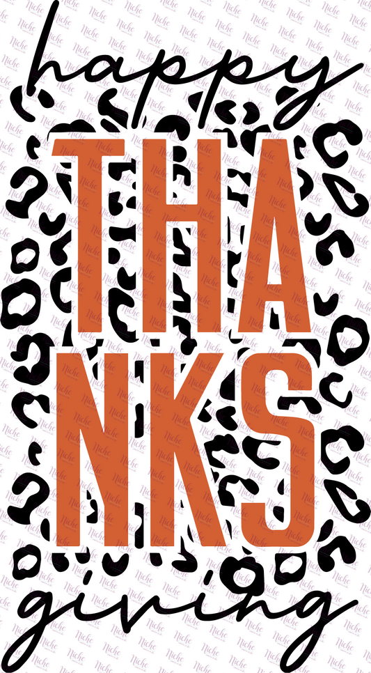 - THA257 Happy Thanksgiving Decal