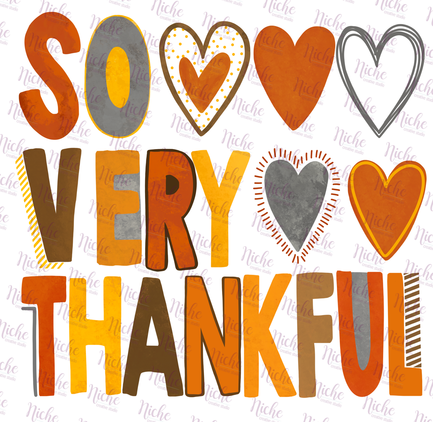 -THA846 So Very Thankful Decal
