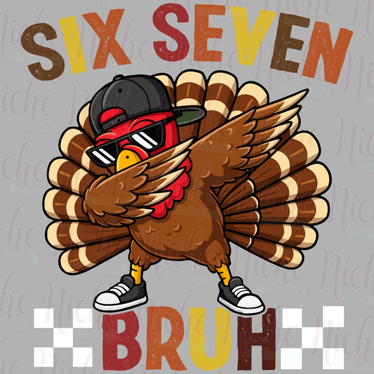 -THA8480 Six Seven Turkey Decal