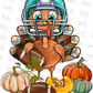 -THA959 Football Turkey Decal