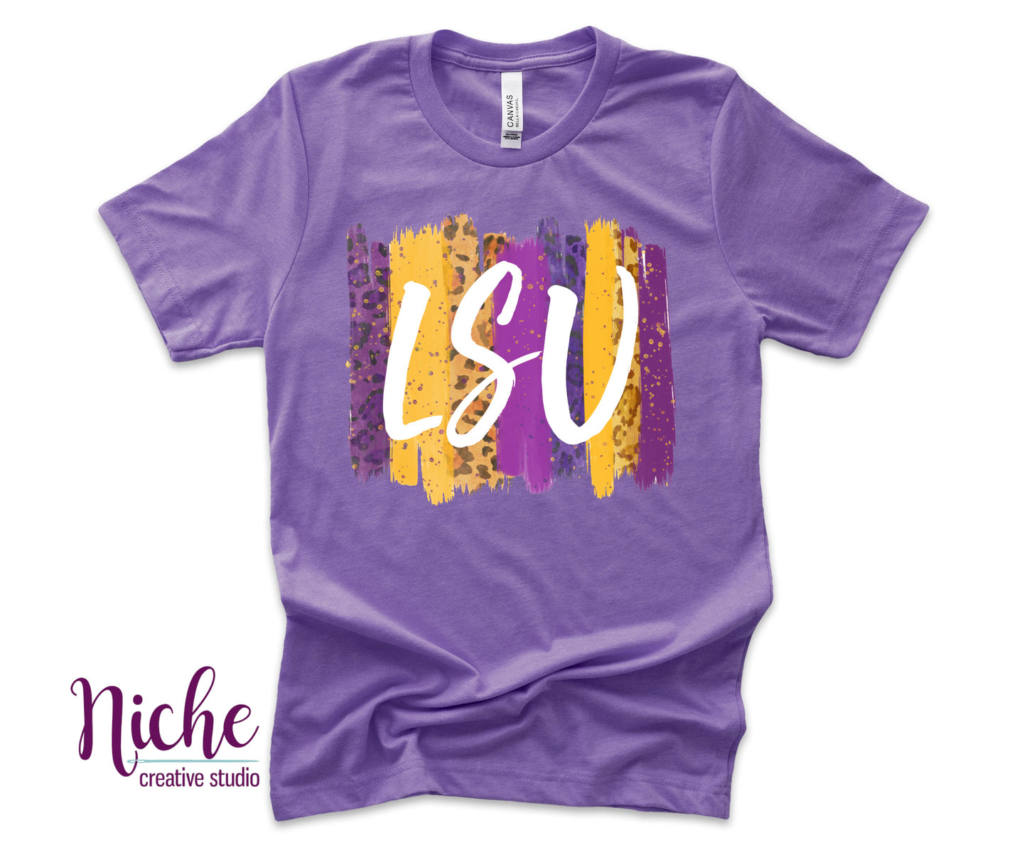 -TIG2911 LSU Brushstrokes Decal