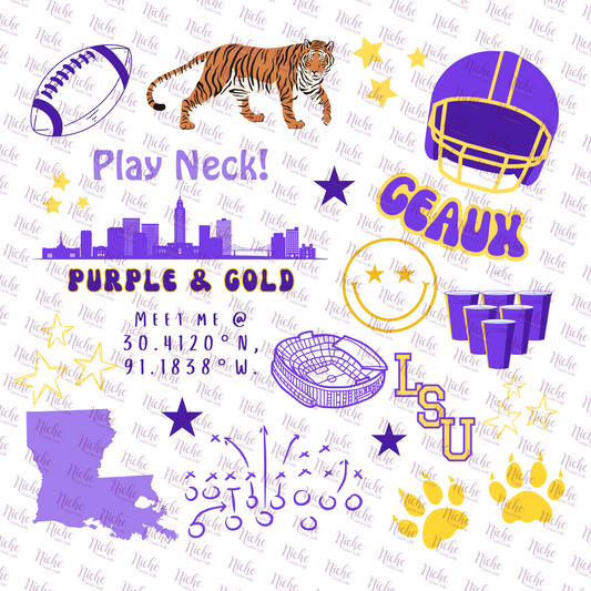 - TIG342 Geaux Tigers Decal