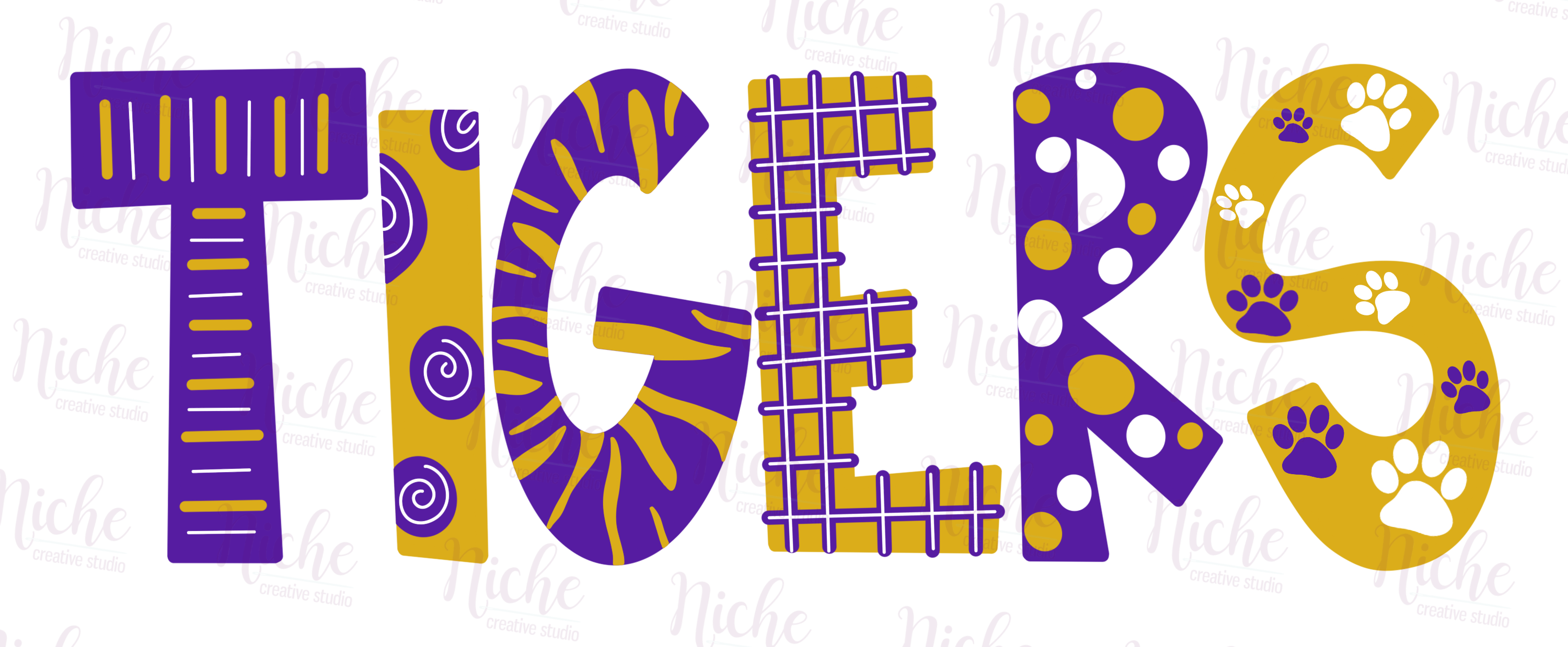 -TIG5196 Tigers Decal – Niche Creative Studio
