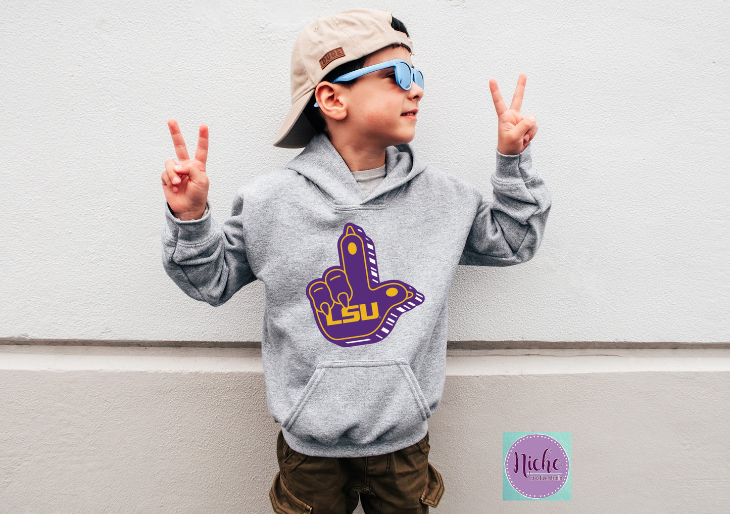 -TIG8256 LSUL-Paw Decal