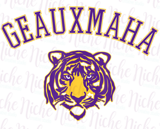 -TIG8285 Geauxmaha Decal