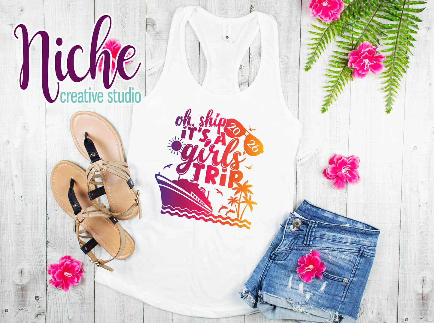 -TRA012 Cruise Girls Trip Decal