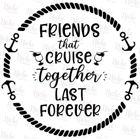 -TRA1531 Friends That Cruise Decal
