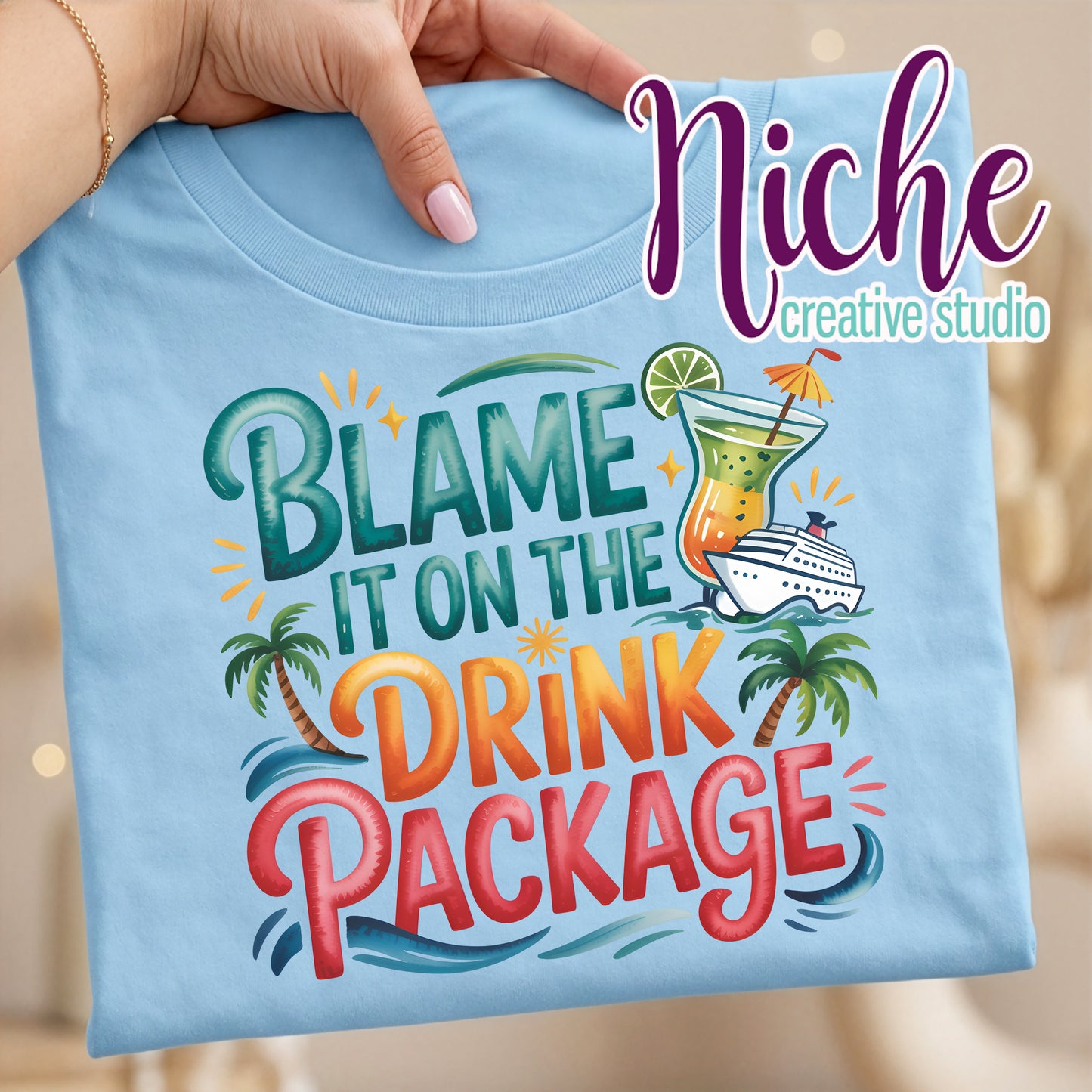 -TRA8003 Blame the Drink Package Decal