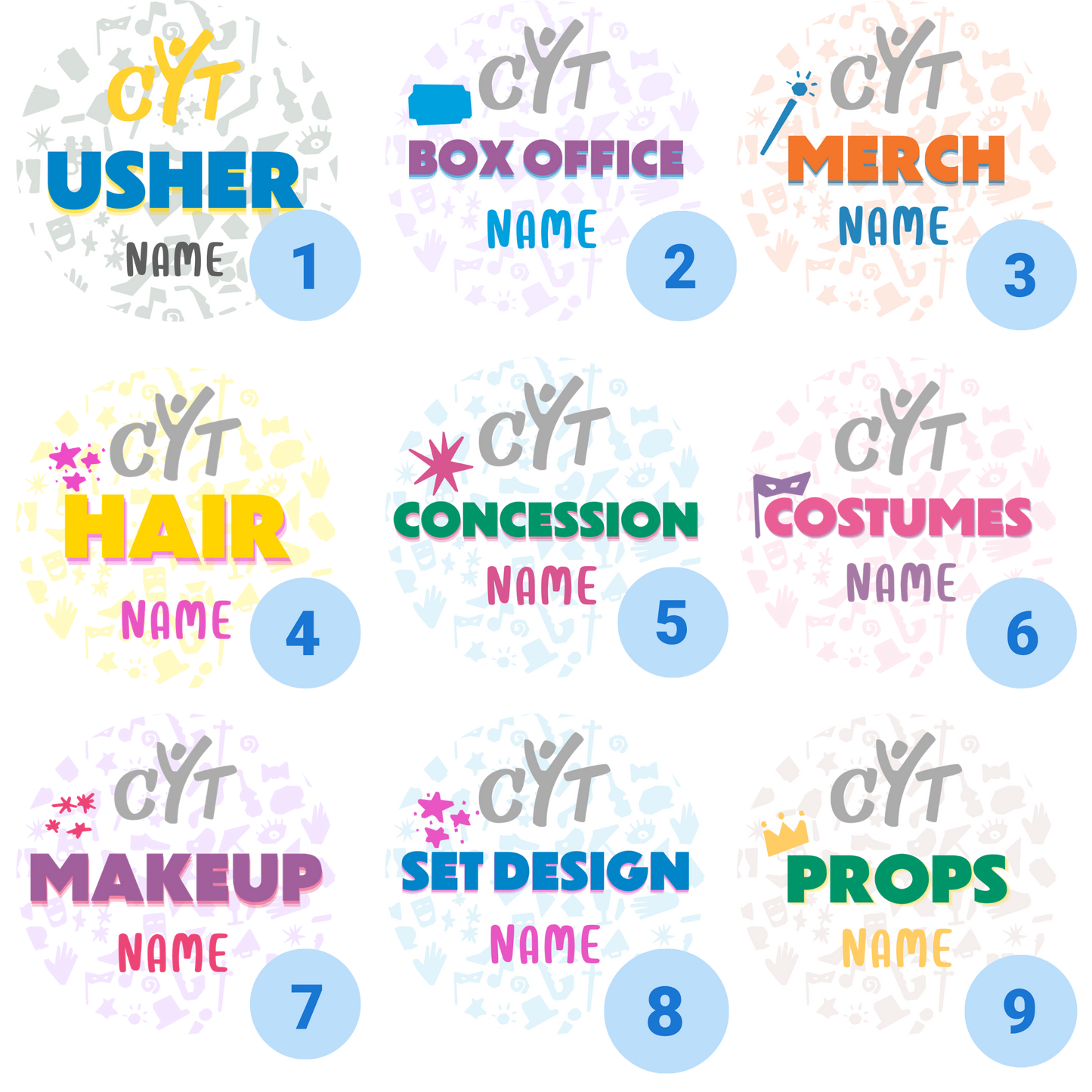 CYT - Volunteer Buttons