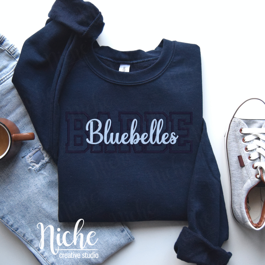 Embroidered Barbe Bluebelles Sweatshirt