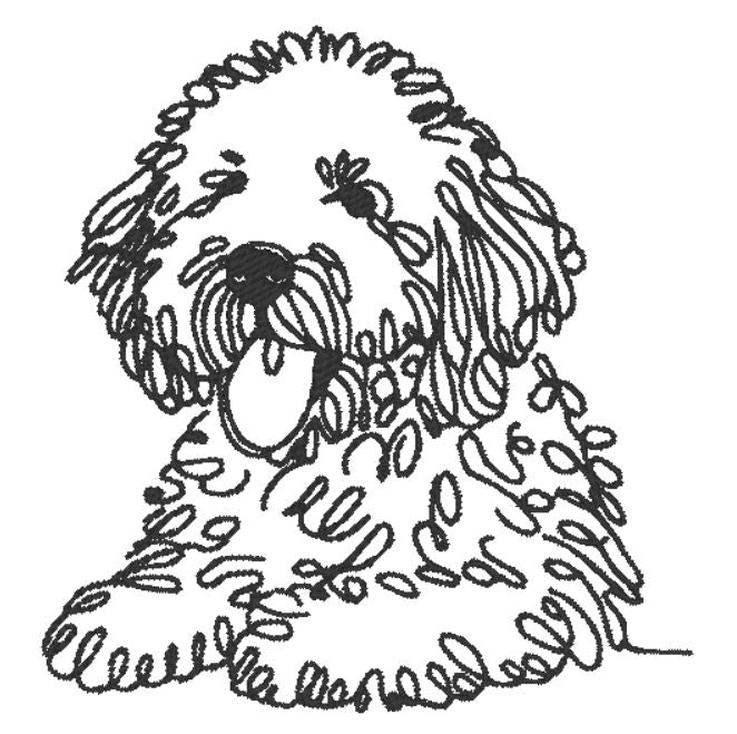 Pet Dog Embroidered Sweatshirt or T-shirt