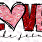 -VAL1435 Love Like Jesus Decal