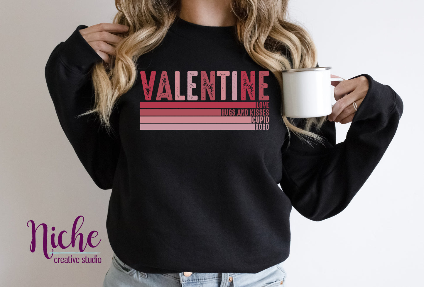 -VAL1437 Valentine Stacked Decal