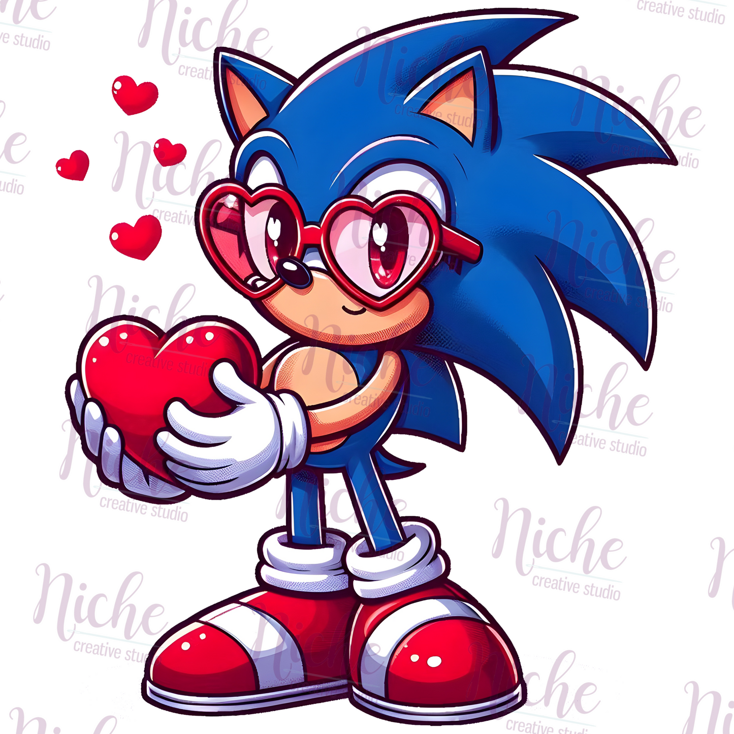 -VAL3033 Sonic Valentine Decal