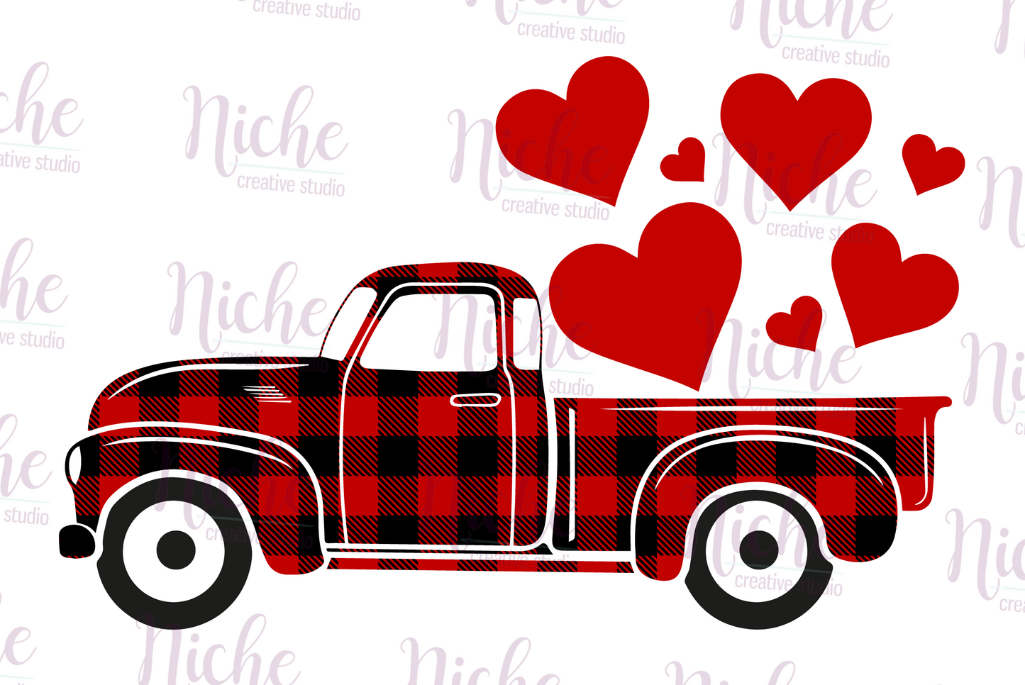 -VAL5679 Valentines Truck Decal