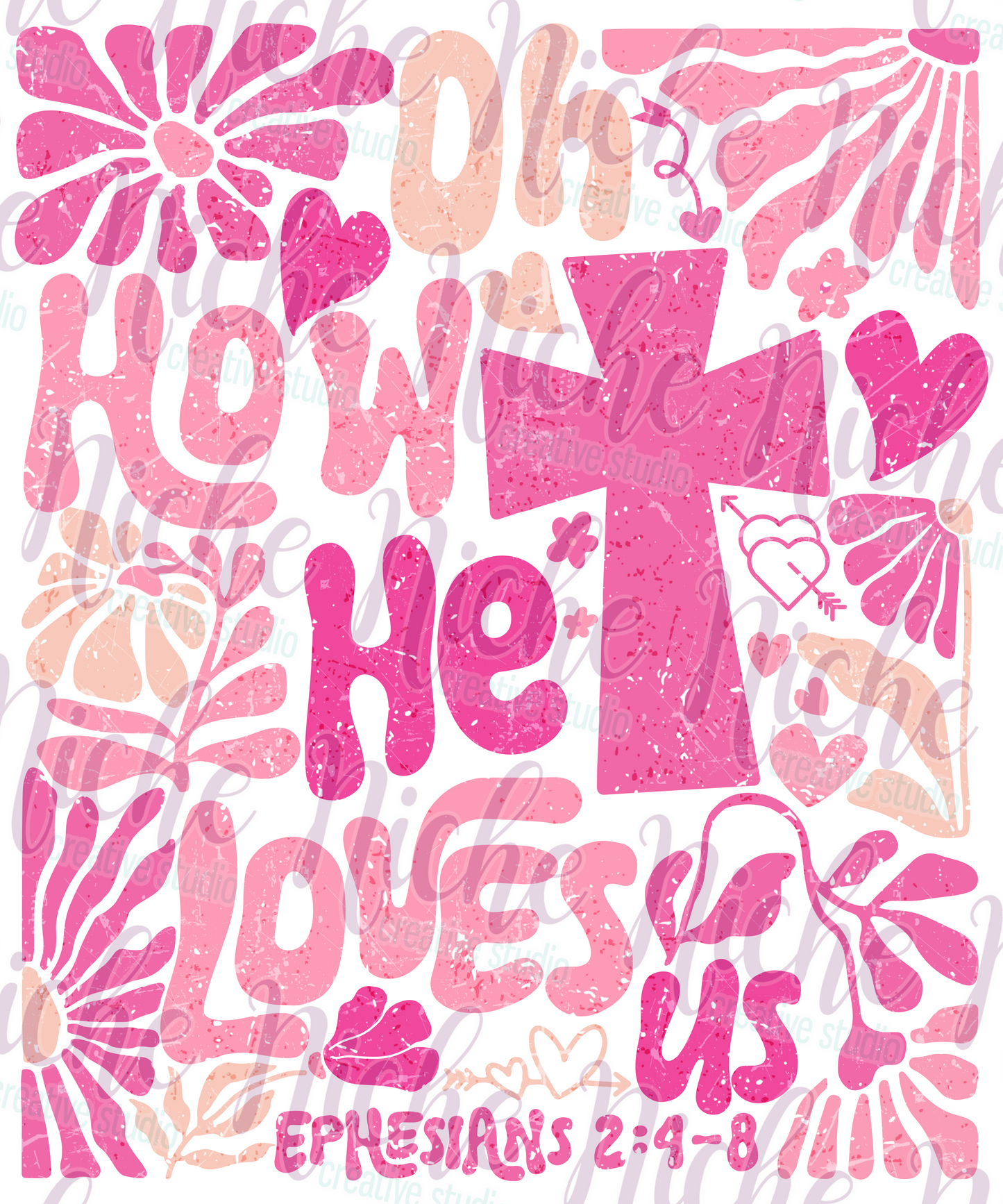 -VAL8400 How He Loved Us Decal