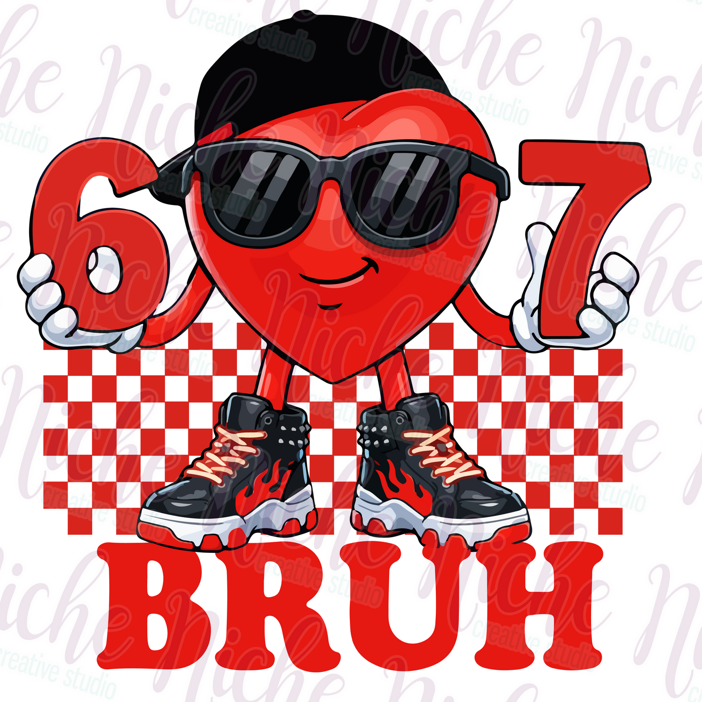 -VAL8406 67 Bruh Decal