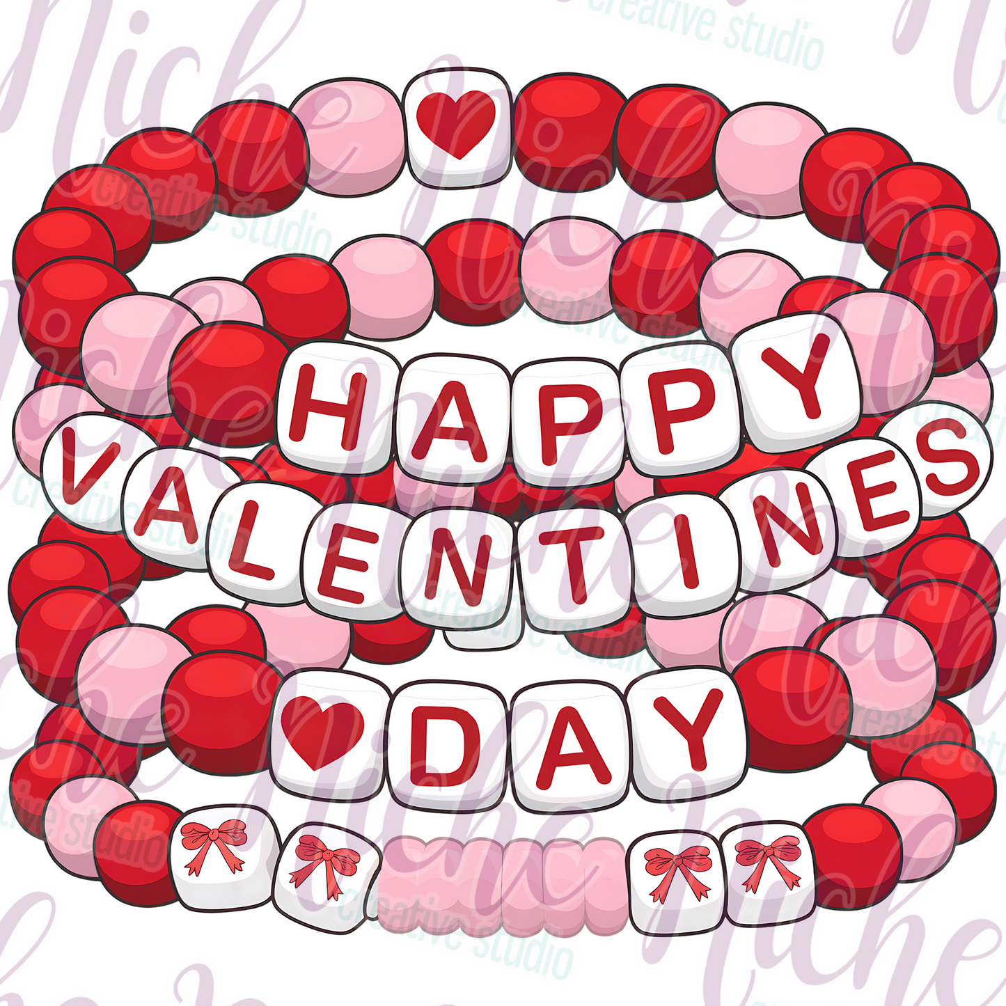 -VAL8410 Valentines Bracelet Decal