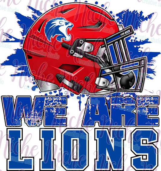 -VIN4731 We are Lions Decal