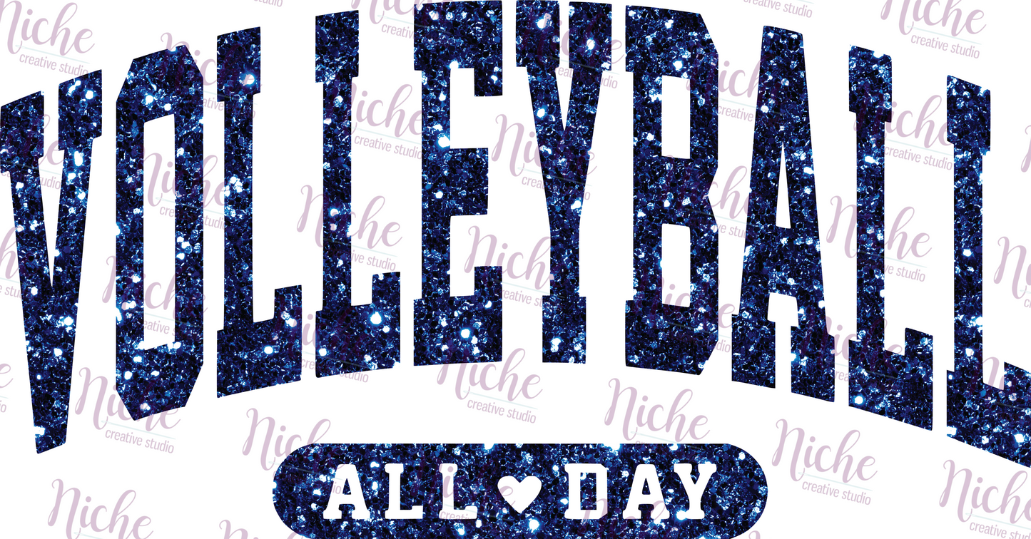 -VOL6014 Volleyball All Day Decal
