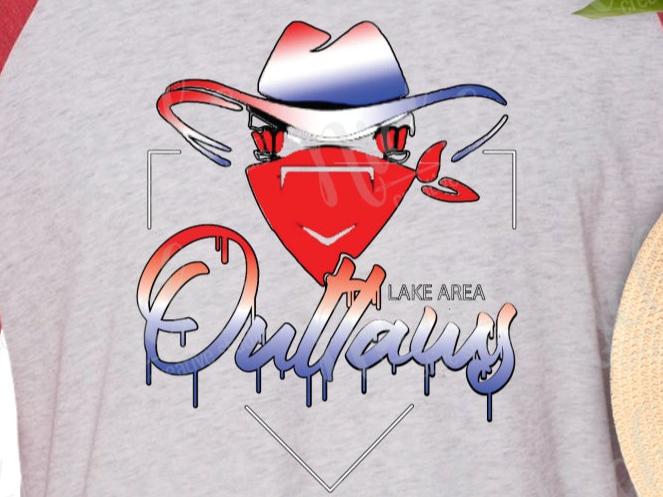 - BAS2599 Outlaw Baseball Decal