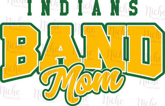 -WAS1995 Indians Band Mom Decal