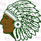 -WAS5435 Washington Marion Indian Decal